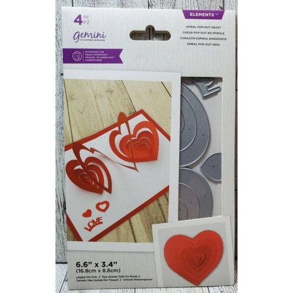 Gemini Elements 3 pack SPIRAL POP-OUT Die Crafters Companion - create 3D… - Picture 3 of 3
